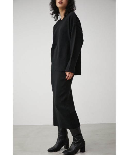 「AZUL BY MOUSSY」 ニットスカート MEDIUM ライトベージュ レディース_画像7