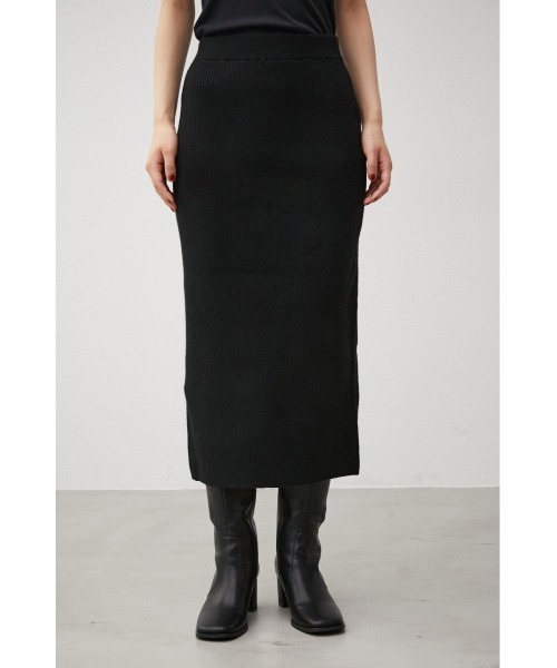 「AZUL BY MOUSSY」 ニットスカート MEDIUM ライトベージュ レディース_画像8