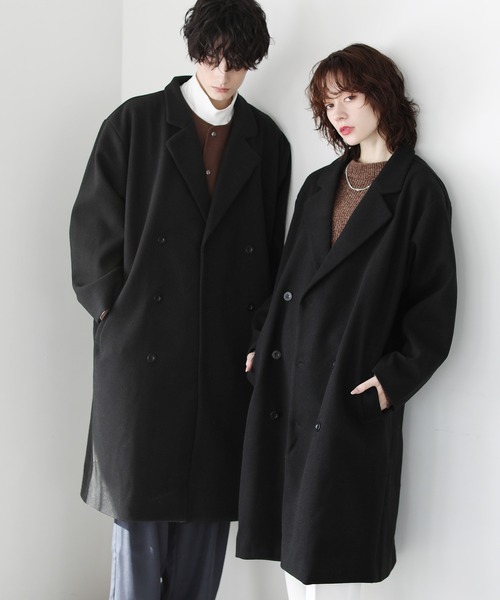 ETELIO」 チェスターコート M ブラック メンズ : ZOZOTOWN Yahoo!店