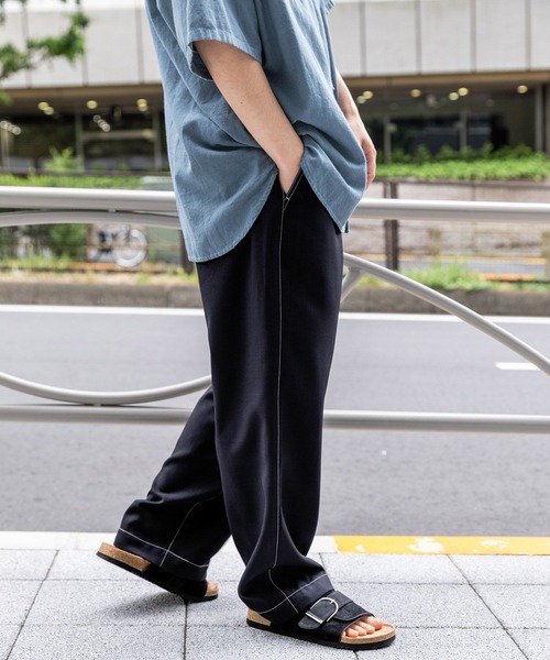 sasaki7445　追加ご購入分　① niko and… パンツ ワイドイージーパンツ メンズ : ZOZOTOWN