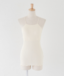 キャミソール HAKUJI/ハクジ RANDOM RIB OPEN BACK CAMI キャミソール H232507 IENA キャミソール HAKUJI/ハクジ RANDOM RIB OPEN BACK CAMI