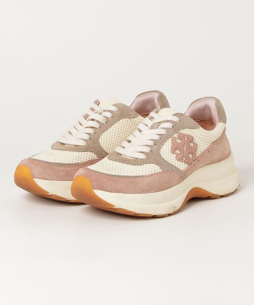 TORY BURCH 「TORY BURCH」 ローカットスニーカー 6.5 ピンク TORY BURCH 「TORY BURCH」 ローカットスニーカー 6.5 ピンク
