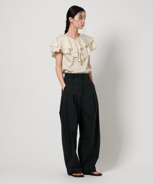 タグ付き新品未使用　BEAUTY&YOUTH レイヤーフリルブラウス BEAUTY&YOUTH UNITED ARROWS - タグ付き新品未使用 BEAUTY&YOUTH
