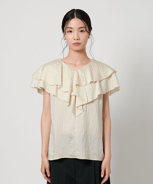 タグ付き新品未使用　BEAUTY&YOUTH レイヤーフリルブラウス BEAUTY&YOUTH UNITED ARROWS - タグ付き新品未使用 BEAUTY&YOUTH