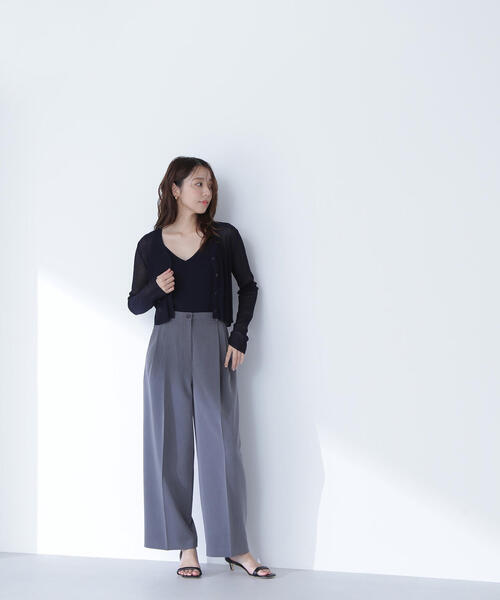 NATURAL BEAUTY BASIC カーディガン 「THINK BEAUTY」「麻亜里