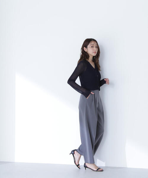 m*o様 【麻亜里さんコラボ】シュリンクカーディガン THINK BEAUTY】【麻亜里さんコラボ】シュリンクカーディガン