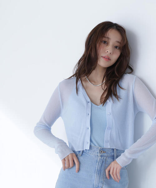 NATURAL BEAUTY BASIC カーディガン 「THINK BEAUTY」「麻亜里