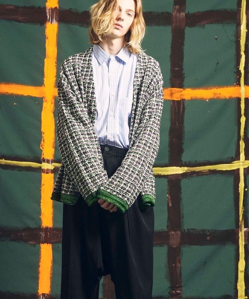 MAISON SPECIAL（メゾンスペシャル） ニットカーディガン 2 オレンジ