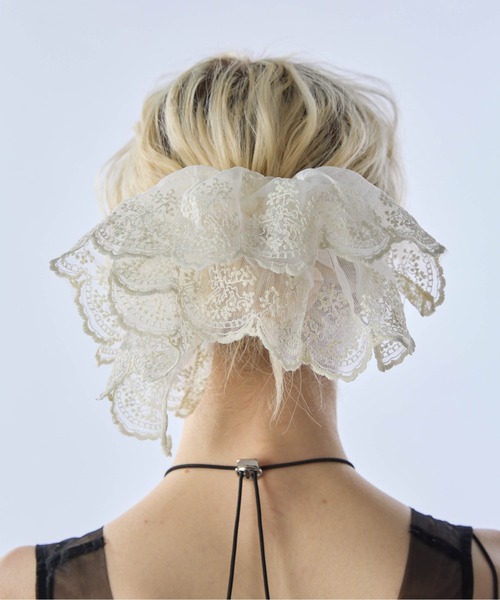 Carmelo シュシュ Veiled Lace Chouchou / ヴェールレースシュシュ