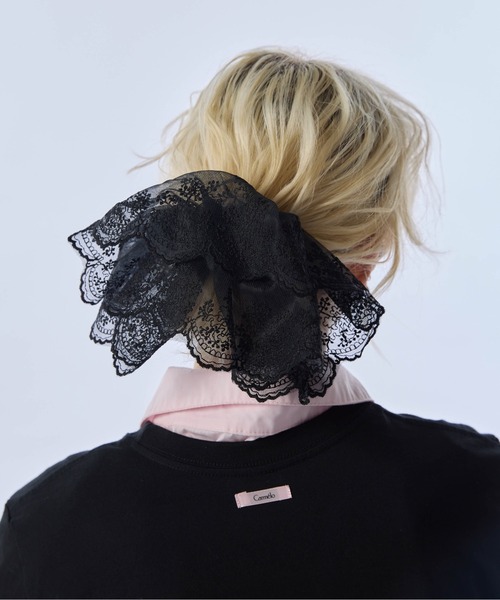 Carmelo シュシュ Veiled lace chouchou : ZOZOTOWN Yahoo!店