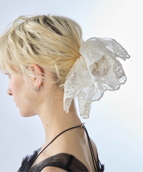 Carmelo シュシュ Veiled Lace Chouchou / ヴェールレースシュシュ