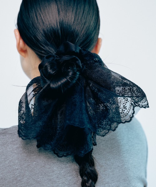 Carmelo シュシュ Veiled Lace Chouchou / ヴェールレースシュシュ