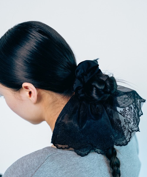 Carmelo シュシュ Veiled Lace Chouchou / ヴェールレースシュシュ