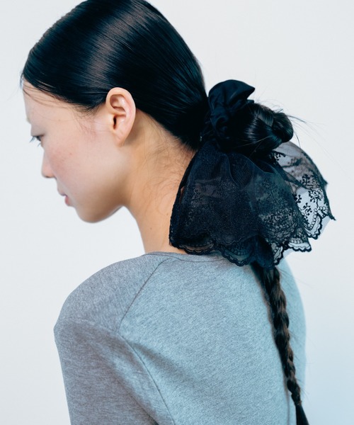 Carmelo シュシュ Veiled Lace Chouchou / ヴェールレースシュシュ