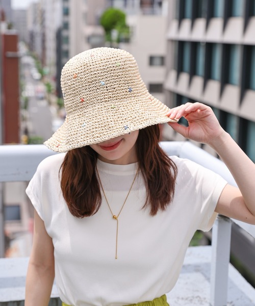 国内配送【MaxMara】ペーパー サンハット ☆完売必至☆】MAXMARA ☆ ペーパー サン ハット MAROCCO
