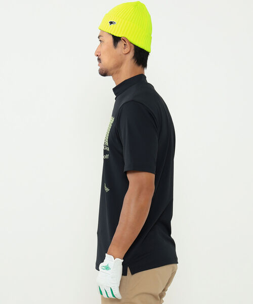 「BEAMS GOLF」 半袖Tシャツ LARGE オレンジ メンズ
