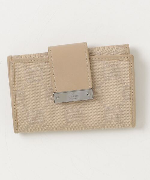Gucci キーケース ベージュ キャンバス GUCCI 「GUCCI」 GGキャンバス キーケース - ベージュ
