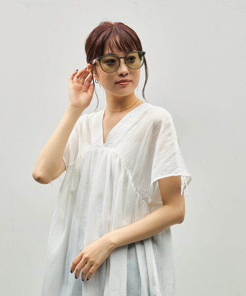 Zoff（ゾフ） サングラス SUNCUTGlasses/UV100%CUT ボストン型