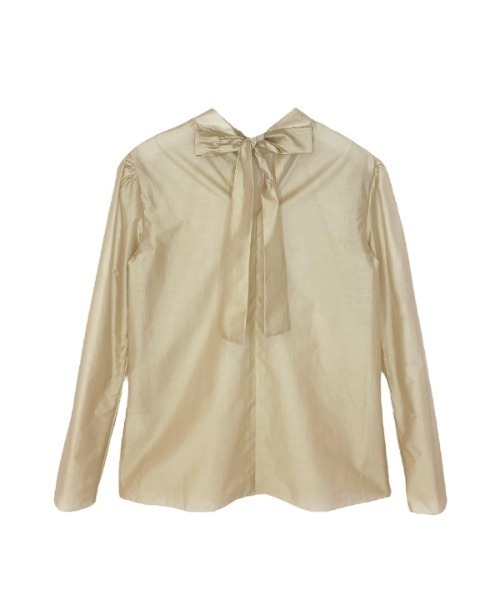 ブラウス シャツ organdy ribbon blouse レディース