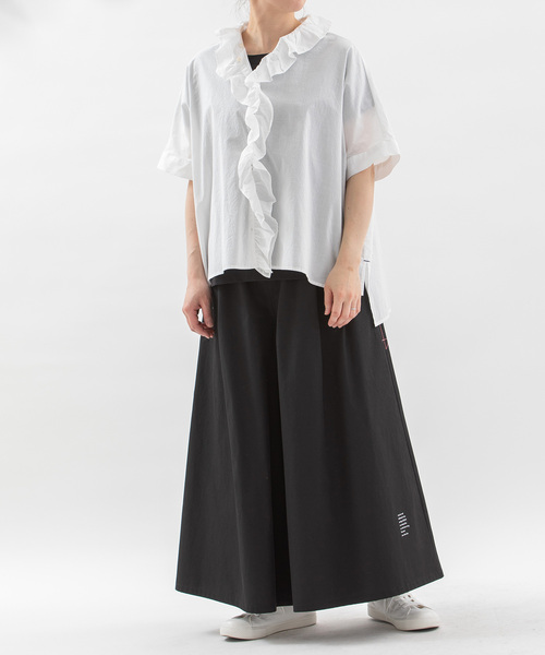 ノップドゥノッド（nop de nod）/ローンフリルブラウス nop de nod（ノップドゥノッド） ブラウス シャツ ローンフリル