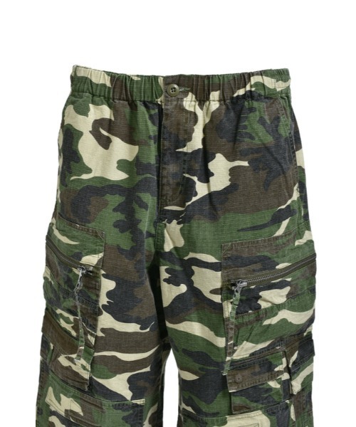 BREATH カーゴパンツ SUICIDE CAMO CARGO CROPPED メンズ : ZOZOTOWN