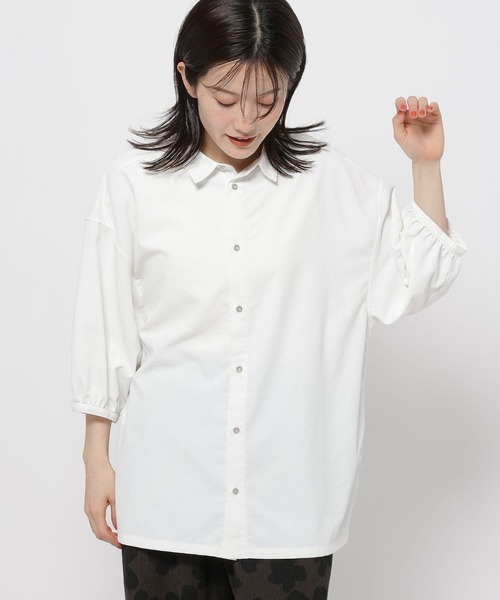 [今期新品] niko and… シャツ　ブラウス niko and… ブラウス シャツ 3WAYサイドギャザーシャツ