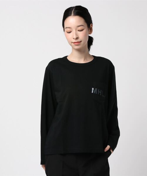 「MHL.」 長袖カットソー 3 ホワイト レディース
