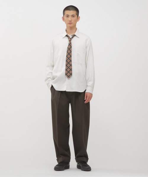 MARGARET HOWELL（マーガレットハウエル） ネクタイ BOLD CHECK SILK