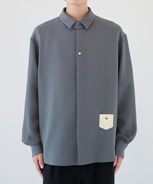 CULLNI（クルニ） シャツ 「CULLNI」別注 Minimal Pocket L/S PLEATS