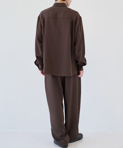 CULLNI（クルニ） シャツ 「CULLNI」別注 Minimal Pocket L/S PLEATS