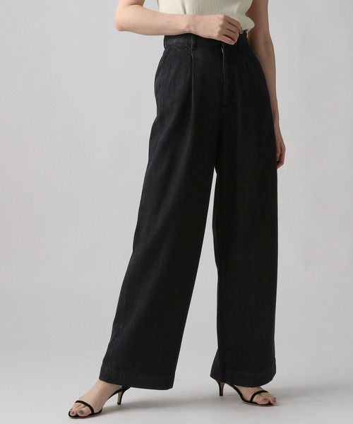 「A part by」 デニムパンツ SMALL ブラック レディース