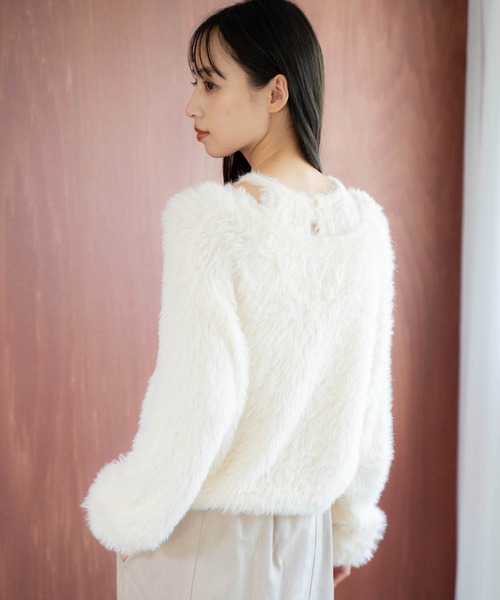 今季・完売◇Noela◇シャギーアンサンブル NOELA（ノエラ） カーディガン シャギーアンサンブル レディース