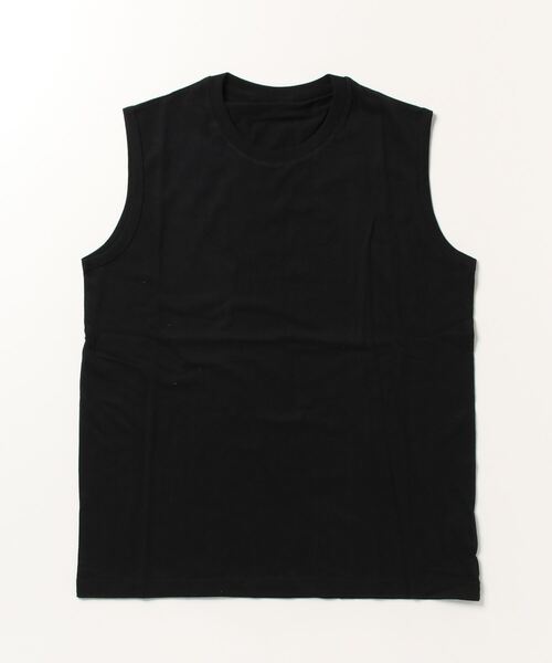 「WESTSEA」 ノースリーブトップス L ブラック メンズ_画像9