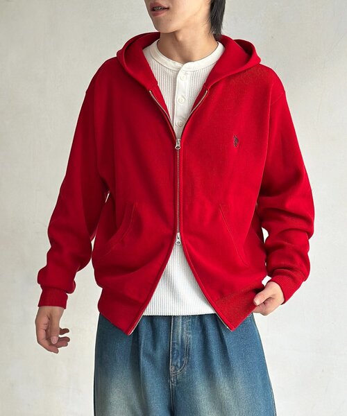 ポロ　ハイテック ニットパーカー U.S. POLO ASSN.（ユーエスポロアッスン） セーター ニット スウェット