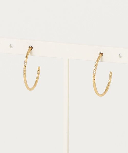 匿名配送　agete ゴールドピアス 両耳 agete 「agete」 ピアス（両耳用） FREE ゴールド レディース