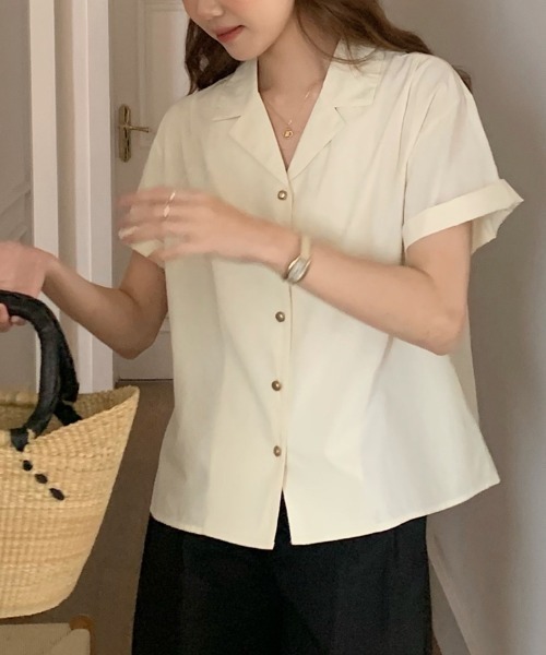 「ABITOKYO」 半袖シャツ X-LARGE グリーン レディース_画像3