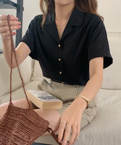 「ABITOKYO」 半袖シャツ X-LARGE グリーン レディース_画像5