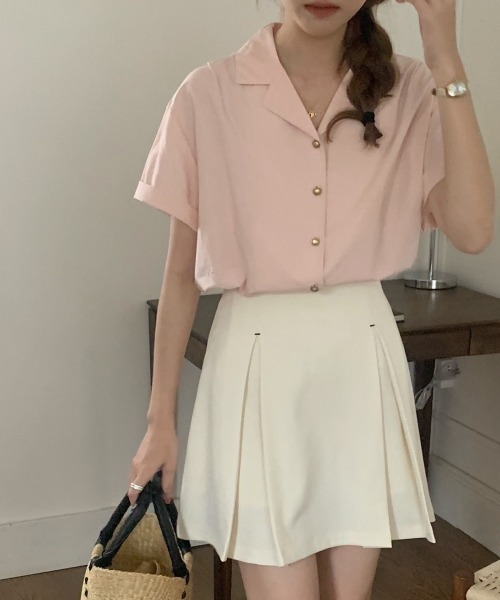 「ABITOKYO」 半袖シャツ X-LARGE グリーン レディース_画像7