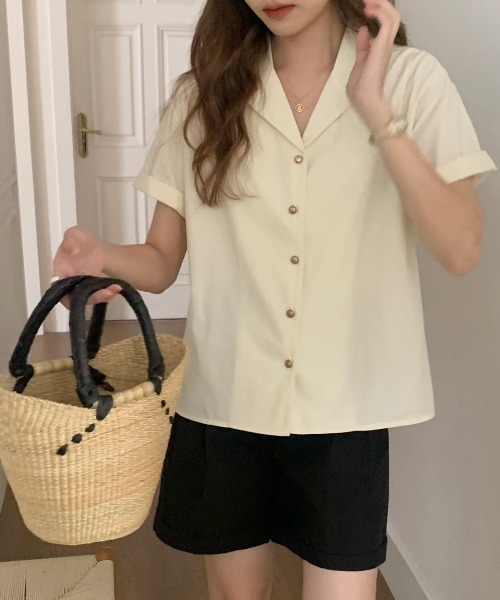 「ABITOKYO」 半袖シャツ X-LARGE グリーン レディース_画像8