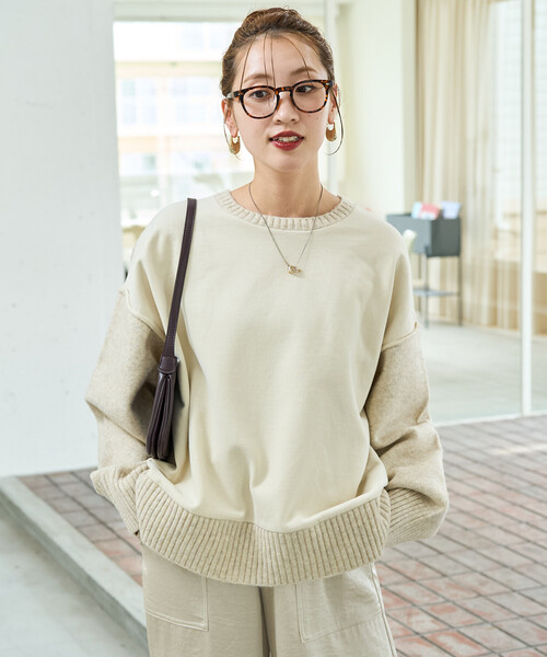 値下げ中！アメリヴィンテージ  ドッキングニット KNIT