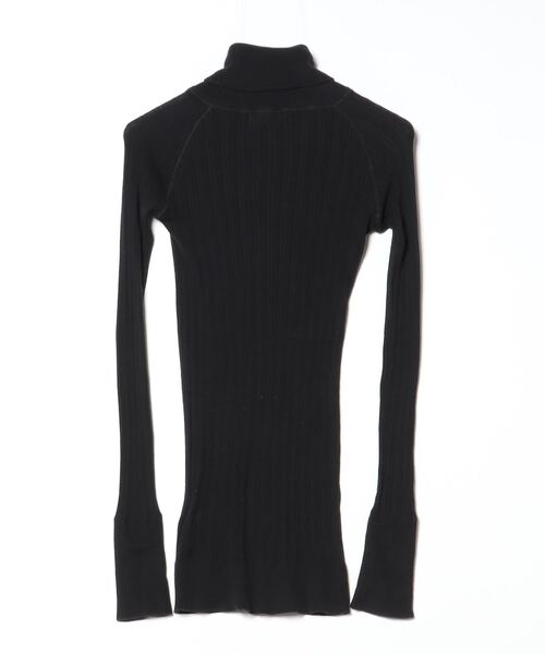 「tumugu」 タートルネックニット FREE ブラック レディース_画像2
