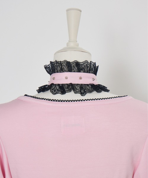 AVENCHUMU tシャツ Love heart's cake angel choker t-shirt