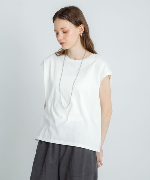 「URBAN RESEARCH Sonny Label」 ノースリーブトップス FREE チャコールグレー レディース_画像3