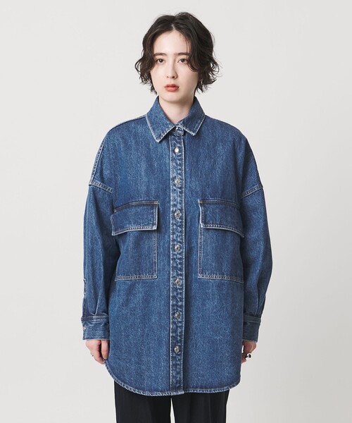 sacra デニムジャケット 新品未使用品 SACRA（サクラ） デニムジャケット gジャン 「SACRA」デニム ロング