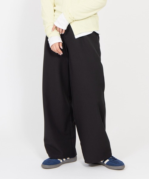 カラー ボトムス 2 PUNYUS（プニュズ） パンツ 2タックカラーパンツ レディース メンズ