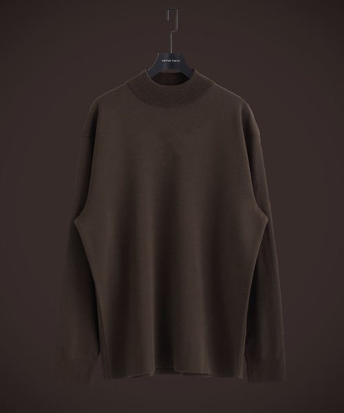 【新品未使用】【UNITED TOKYO】オーバーカラージップニット UNITED TOKYO（ユナイテッドトウキョウ）の「オーバーサイズハーフ