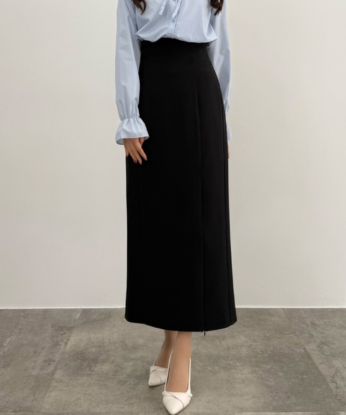 CENEA（セネア） スカート ハイウエストジップIラインスカート(通年