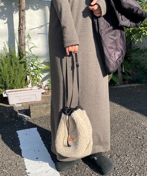 KELTY（ケルティ） ショルダーバッグ バッグ リバーシブル ボア 巾着