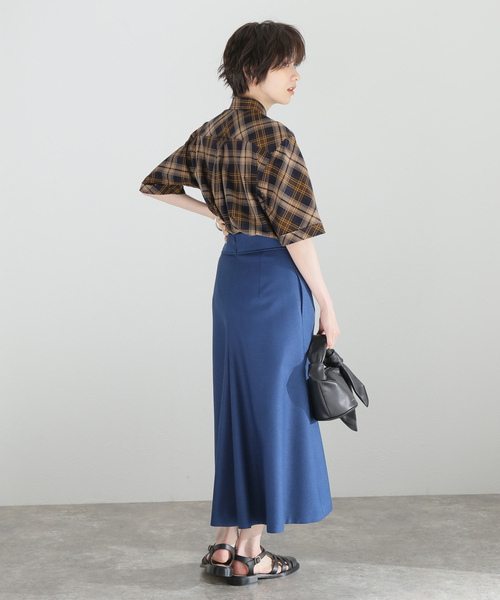 「VERMEIL par iena」 半袖シャツ FREE ブラウン レディース_画像3