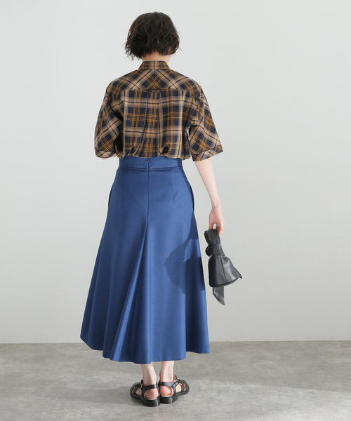 「VERMEIL par iena」 半袖シャツ FREE ブラウン レディース_画像4